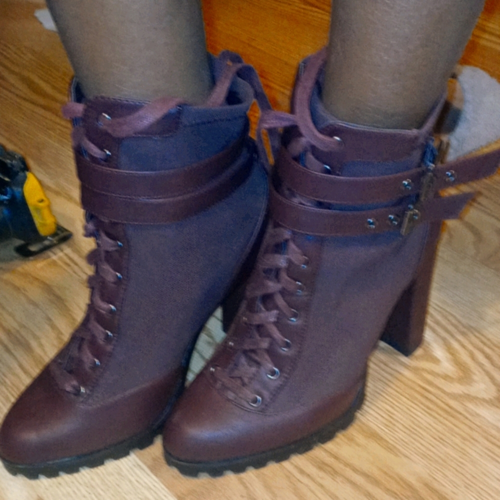 Wila Heeled Combat Ankle Boot